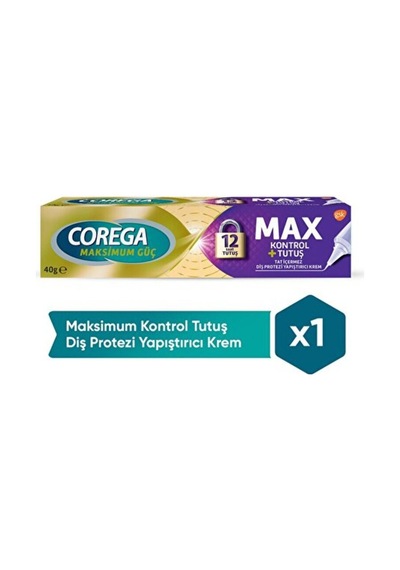 Diş Protezi Yapıştırıcı Krem - Max Kontrol - 40 Gr