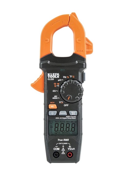 Tr Cl320 Dijital Pens Ampermetre, Hvac Ac Otomatik Aralık Ayarlı 400a, Ac/dc Voltaj, Trms, Dc Mikroamper, Direnç, Fre