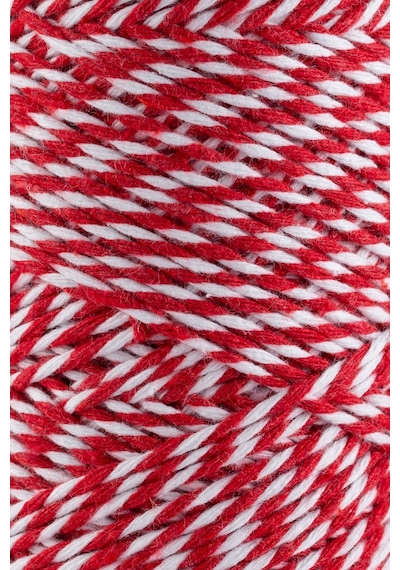 Premium 200 Metre 200 G Kırmızı Beyaz Paket Ip Hediye Paketleme Ipi Marteniçka Ipi Twine Baker