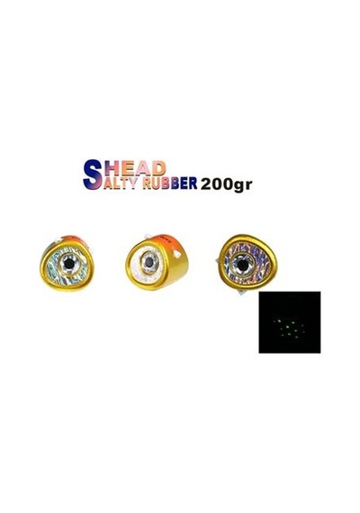 Fujin Salty Rubber Head 200gr Kafa 10 Orange Glow Gold