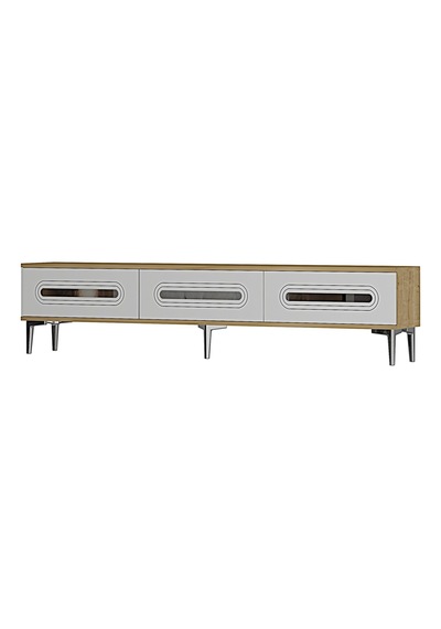 Tsa1806dbs Rany Tv Sehpası Safirmeşe-beyaz-sılver 180cm Safirmeşe - Beyaz - Gümüş Tsa1806dbs Rany Tv Sehpası Safirmeşe-beyaz-sılver 180cm Safirmeşe - Beyaz - Gümüş