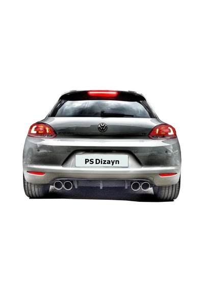 Volkswagen Scirocco (2009-2014) Makyajsız Ps Arka Tampon Eki - Di
