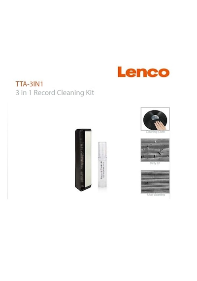 Lenco 3’Ü 1 Arada Plak Temizleme Kiti Tta-3In1 3 In 1 Record Clea