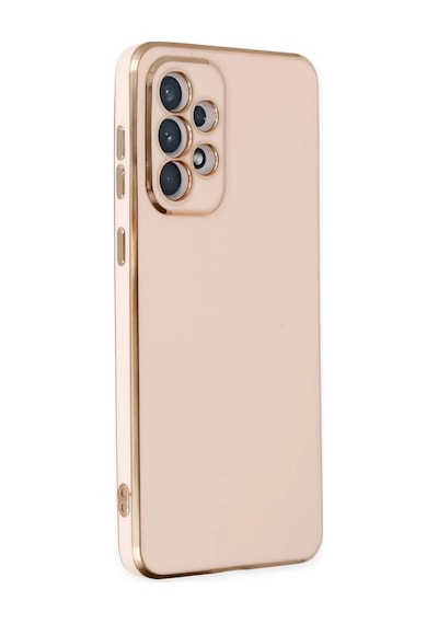 Samsung Uyumlu Galaxy A73 5g Uyumlu Kılıf Volet Silikon - Pembe