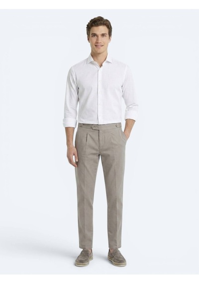 Kip Beyaz Slim Fit Uzun Dokuma Klasik %100 Pamuk Gömlek Kip Beyaz Slim Fit Uzun Dokuma Klasik %100 Pamuk Gömlek
