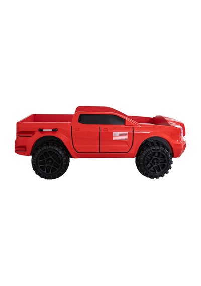 Setaymobilya Arabalı Yatak, Pickup Ledli Arabalı Yatak, 100X190 - Kırmızı