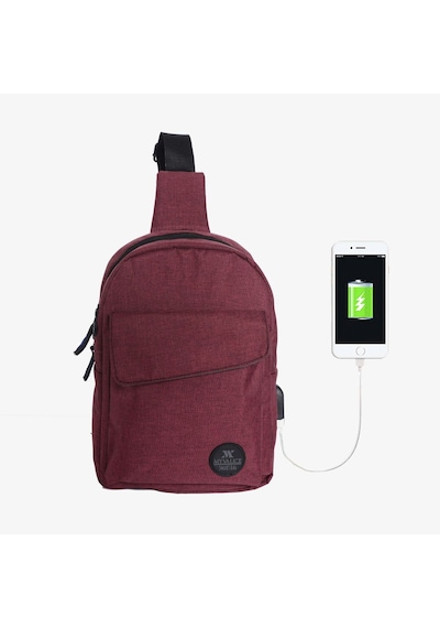 My Valice Smart Bag Usb'Li Çapraz Göğüs Çantası 1505 Gri