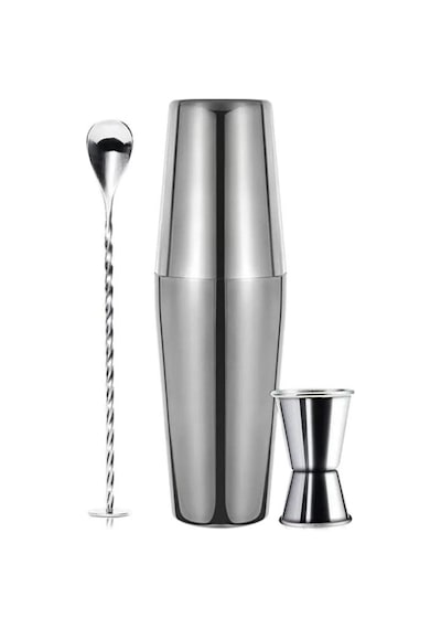 Vb-kb3 3 Parça Boston Shaker Kokteyl Seti, 750 Ml Çok Renkli