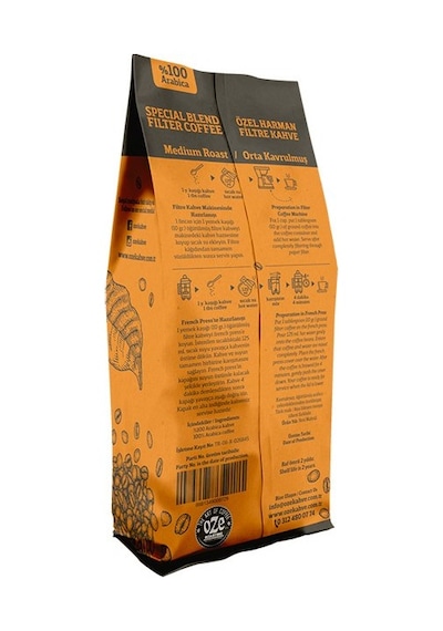 Oze Special Blend Filtre Kahve 2 x 250 G Makine Kağıt Filtre Metal Filtre