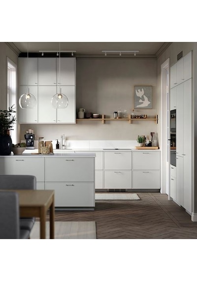 Ikea Aspudden Kapak, Dekoratif Açık Gri, 40x100 Cm