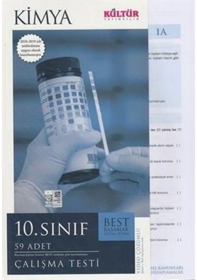 10.Sınıf Kimya Yaprak Test - Kültür Yayıncılık