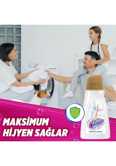Vanish Oxi Action Kristal Beyaz Deterjan ve Leke Çıkarıcı Sıvı 2000ml