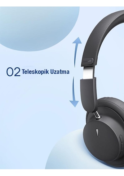 Baseus Bowie D03 Bluetooth 5.3 Kulak Üstü Kulaklık