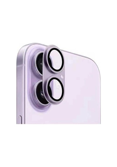 Apple Uyumlu iPad iPhone 17 Zore Cl-20 Kamera Lens Koruyucu Mor