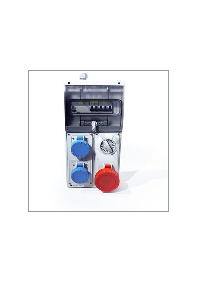 Novsen Ip66 Kombinasyon Panosu 2 Ad. 3x16a, 1 Ad. 5x32a Kilitli P.