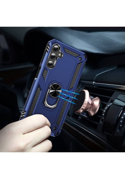 Zore Galaxy Uyumlu A25 Kılıf Vega Kapak - Mavi Mavi