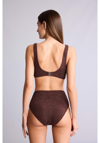 Defacto Regular Fit Bürümcük Bikini Altı-fall İn Love E0209ax25smbn341 Kahve
