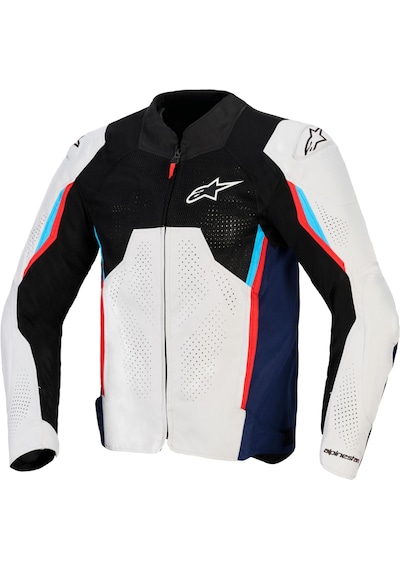 Alpinestars Ast V3 Air Yazlık Motosiklet Mont Gri-mavi-siyah