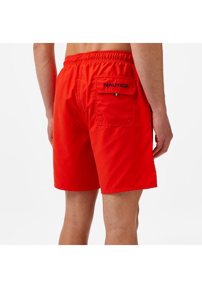 Nautica Erkek Kırmızı Regular Fit Deniz Şortu 026 T55001t Kırmızı