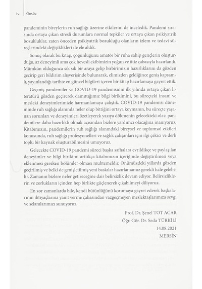 Covid-19 Sürecinden Yansımalarla Psikiyatri Penceresinden Pandemi