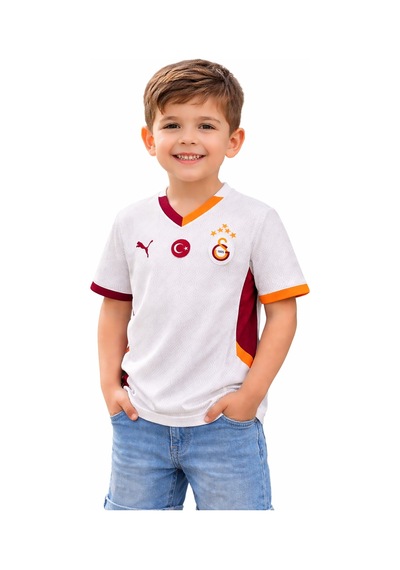 Galatasaray Lisanslı Çocuk Beyaz Forma