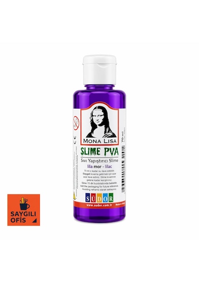 Südor Mona Lısa Sıvı Yapıştırıcı Slıme 70 Ml. Fosforlu Pembe Mor