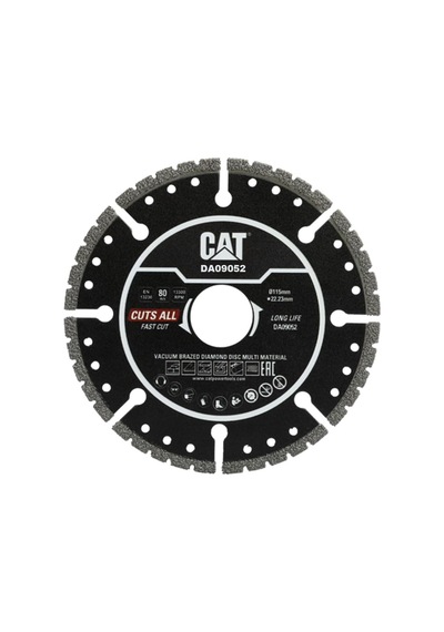 Cat Da09052 115mm Profesyonel Çelik, İnox, Alüminyum, Pvc, Fayans