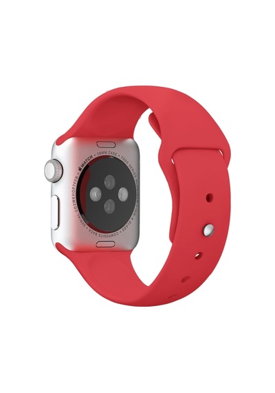 Watch Kordon 2 3 4 5 Seri 38-40 Mm Silikon Kordon Kayış-kırmızı