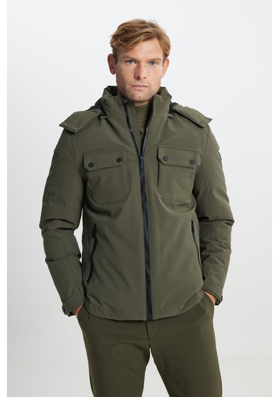 Ac&co Erkek Hakı Termometreli Standart Fit Normal Kesim Çıkma Kapüşonlu Yan Cepli Şişme Mont Haki Ac&co Erkek Hakı Termometreli Standart Fit Normal Kesim Çıkma Kapüşonlu Yan Cepli Şişme Mont Haki