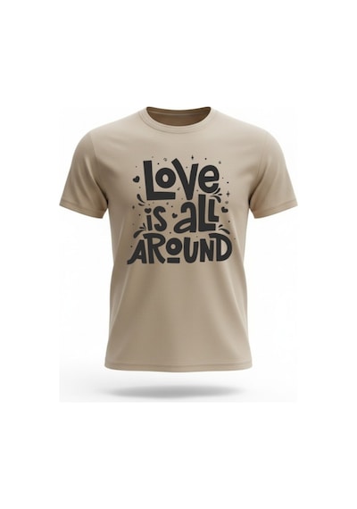Urbantrendstore Unisex Love Aşk Temalı Oversize Fit Rahat Geniş Salaş T-shirt Günlük Tişört Bej Urbantrendstore Unisex Love Aşk Temalı Oversize Fit Rahat Geniş Salaş T-shirt Günlük Tişört Bej