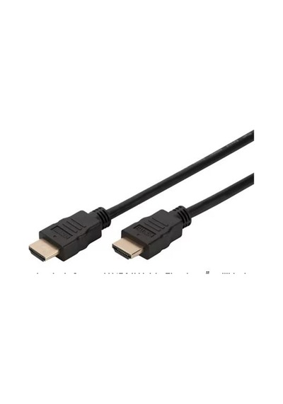 Digitus Ak-330107-020-s 2 Metre Altın Kapl.siyah 4k Hdmı Kablo