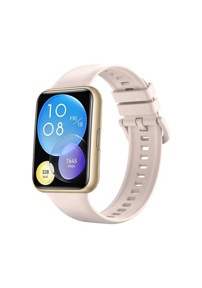 Forzacase Huawei Watch Fit 2 İçin Silikon Kordon Kayış - Fc150 Bej