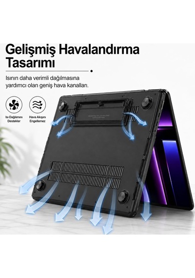 Macbook Pro 14.2 İnç Kılıf A2442 A2779 A2918 A2992 A3112 A3401 A3185 A3434 A3426 A3427 Uyumlu Standlı Mat Sert Kapak Hard Case Ergonomik Yükseltici Siyah Belirtilmemiş Macbook Pro 14.2 İnç Kılıf A2442 A2779 A2918 A2992 A3112 A3401 A3185 A3434 A3426 A3427 Uyumlu Standlı Mat Sert Kapak Hard Case Ergonomik Yükseltici Siyah Belirtilmemiş