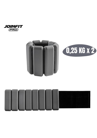 Joinfit El Ve Ayak İçin Bilek Ağırlığı 0,25 Kg 2 Adet Gri