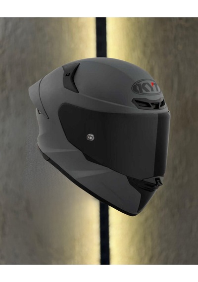 Kyt Tt-revo Kask Plaın Matt Grey 1450 Motosiklet Kaskı Gri
