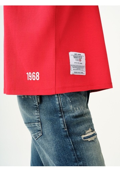 LOFT Loose Fit Erkek Tshirt K.kol Lf2037188 Q1.v1 Kırmızı