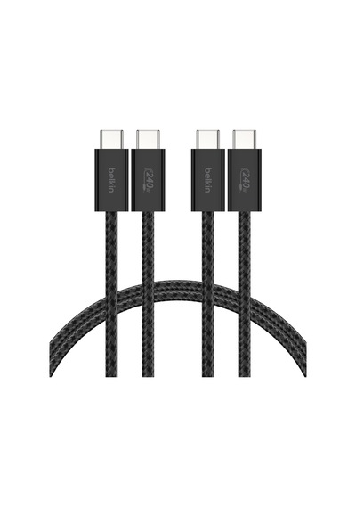 2'li Örgülü Usb-c - Usb-c Kablo, 1,5 M, 240 W, Yumuşak, Esnek Ve Hızlı Şarj Kablosu, İphone 17 Ve 16 Serisi, Galaxy S25, Pixel 10, İpad Pro Ve Daha Fazlasıyla Uyumlu, Siyah 2'li Örgülü Usb-c - Usb-c Kablo, 1,5 M, 240 W, Yumuşak, Esnek Ve Hızlı Şarj Kablosu, İphone 17 Ve 16 Serisi, Galaxy S25, Pixel 10, İpad Pro Ve Daha Fazlasıyla Uyumlu, Siyah
