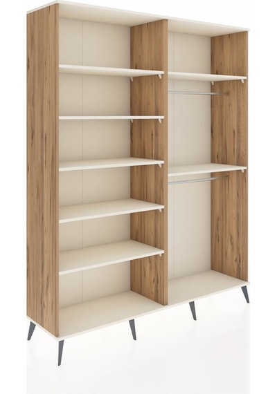 Hyperion Gardrop 7 Raflı 2 Askılı 176x44x221 Çam-aytaşı Aytaşı Hyperion Gardrop 7 Raflı 2 Askılı 176x44x221 Çam-aytaşı Aytaşı