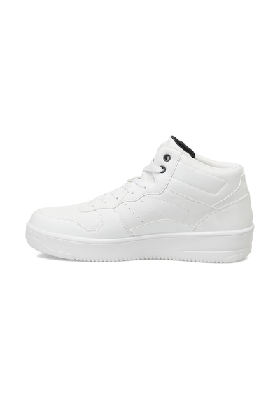 Kinetix Lowner Pu Hı 5pr Beyaz Erkek High Sneaker Beyaz-a Grı