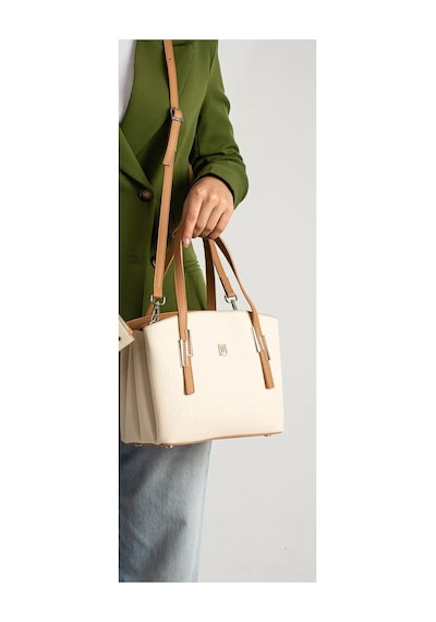 Just Polo Kadın Yeni Sezon 5 Bölmeli El Ve Omuz Çantası 4030mh 2066mh Krem - Camel 29053210