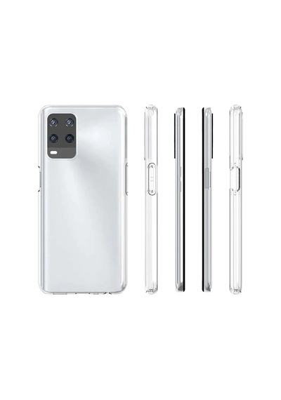 Oppo A54 4g Kılıf Lüx Şeffaf Silikon 0.2M-Çok Renkli