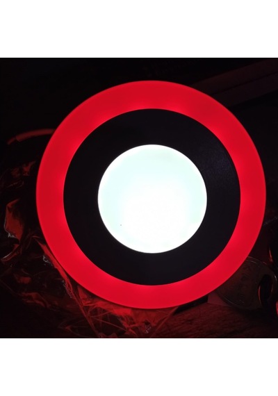 6W Sıvaaltı Çift Renkli Kırmızı Beyaz Led Panel