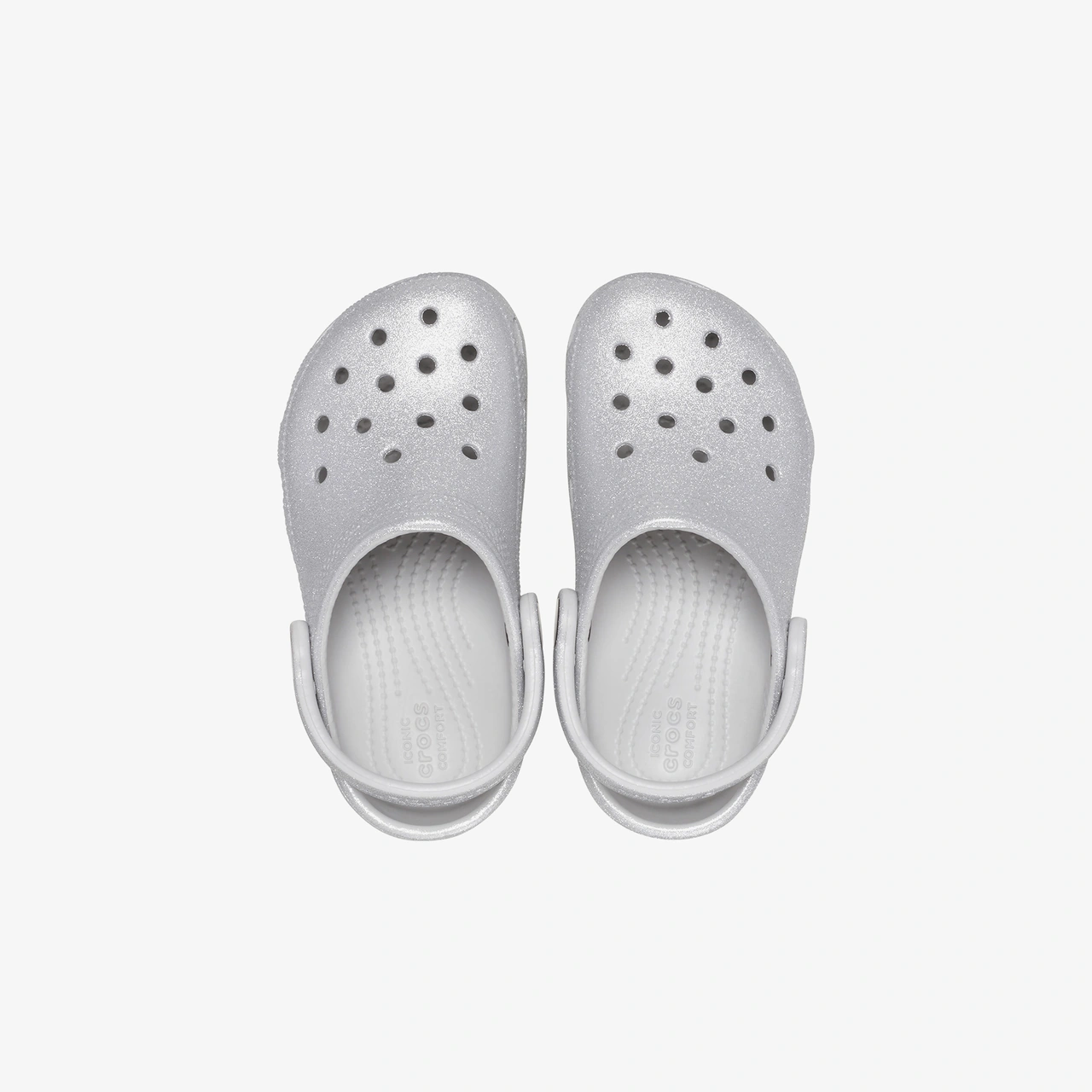 Crocs Classic Glitter T Bebek Gri Terlik Düz 206992 2800153