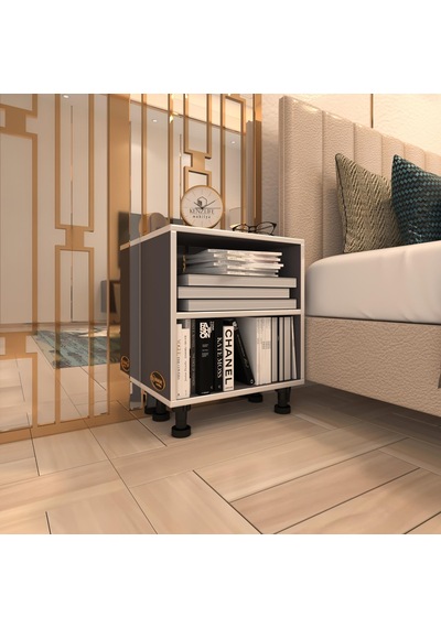 Kenzlife Komodin Tereşkova Gri 47 39 19 Mutfak Banyo Ofis Dolabı Komidin Siyah Ayaklı M Cordoba