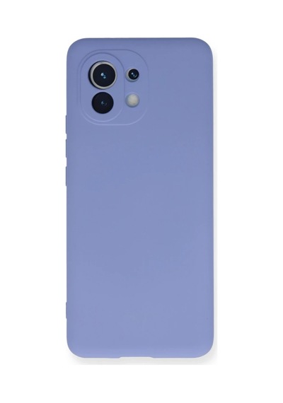 Xiaomi Mi 11 Kılıf Nano İçi Kadife Silikon - Lila 0.2M-Çok Renkli