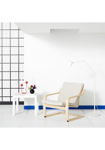 Ikea Ekru Şık Berjer Koltuk - Sallanan Koltuk Minderi