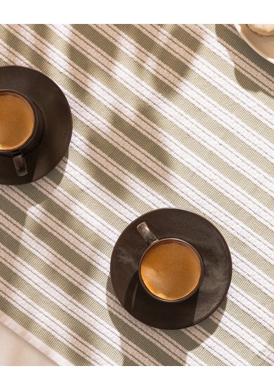 Eze Matte 2 Kişilik 4 Parça Kahve Fincan Seti - Gri - 100 Ml 8684427350829 Çok Renkli