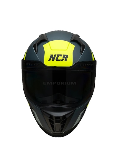 Ncr Stream Sarı Gri Siyah Vizörlü Kapalı Kask Ece-06 Sarı - Gri Sarı - Gri