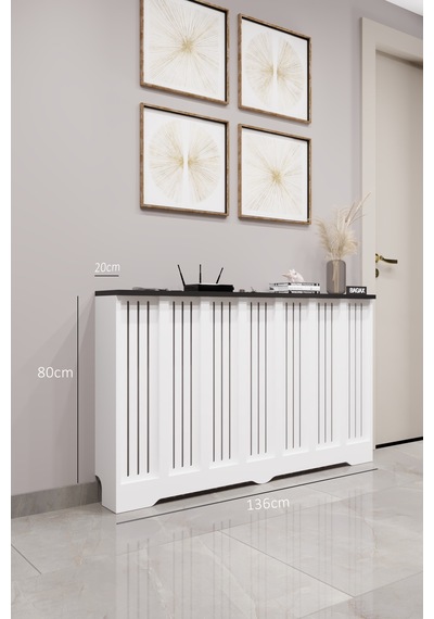 Dekoratif Petek Kaplama Modern Kalorifer Peteği Gizleme Ünitesi 11 Desen 9 Renk İç Ölçü 136 Cm Dış Ölçü 140 Cm Petek 136 Beyaz Üstü Siyah D2 Dekoratif Petek Kaplama Modern Kalorifer Peteği Gizleme Ünitesi 11 Desen 9 Renk İç Ölçü 136 Cm Dış Ölçü 140 Cm Petek 136 Beyaz Üstü Siyah D2