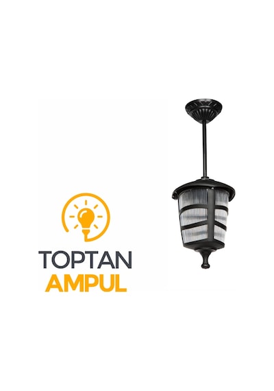 Zerpa Optik Üçgen Siyah Sarkıt Armatür Z 7052 Diğer